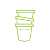 Icon of a stack of pots.