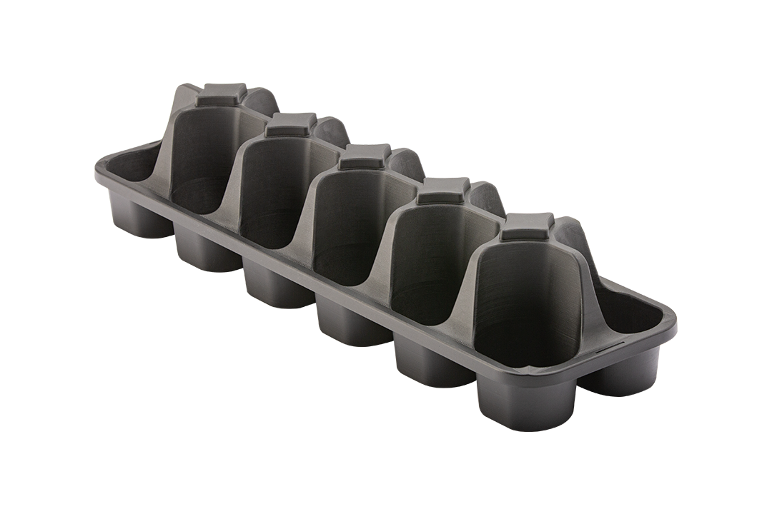 Shuttle Tray® 333-12 PK Stadium® Dispenser Slots Tag Slot STD Black.