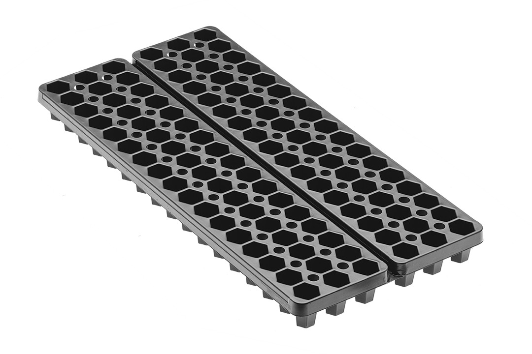 Uncut, hexagon tray.