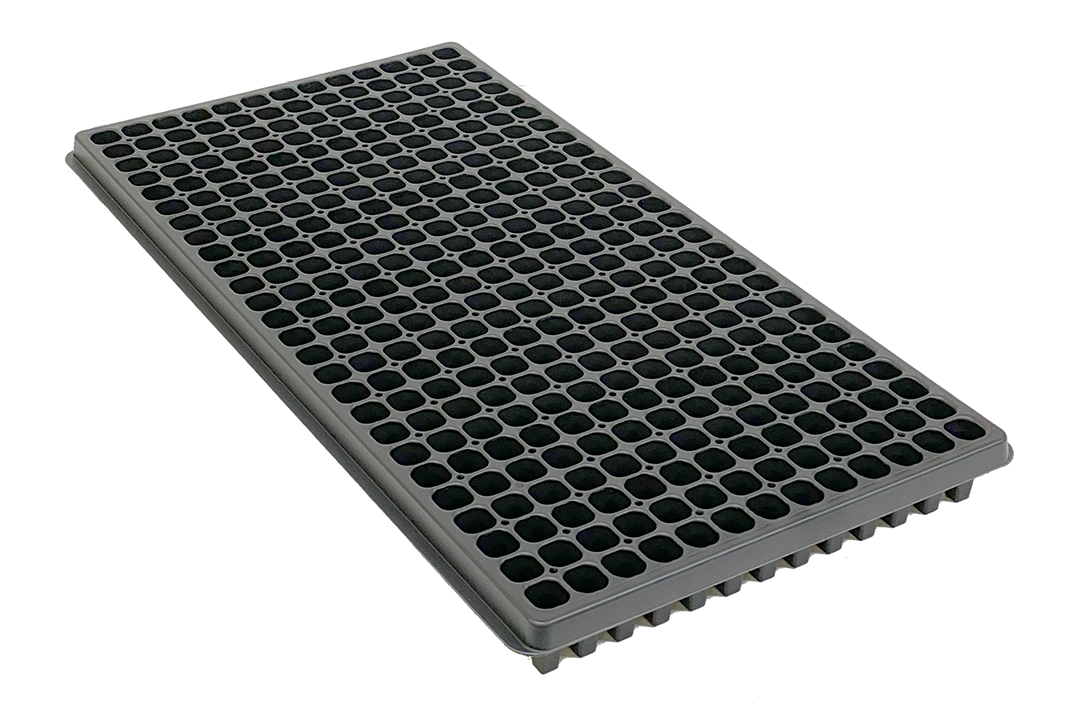 One and a half inch vented plug and propagation tray.