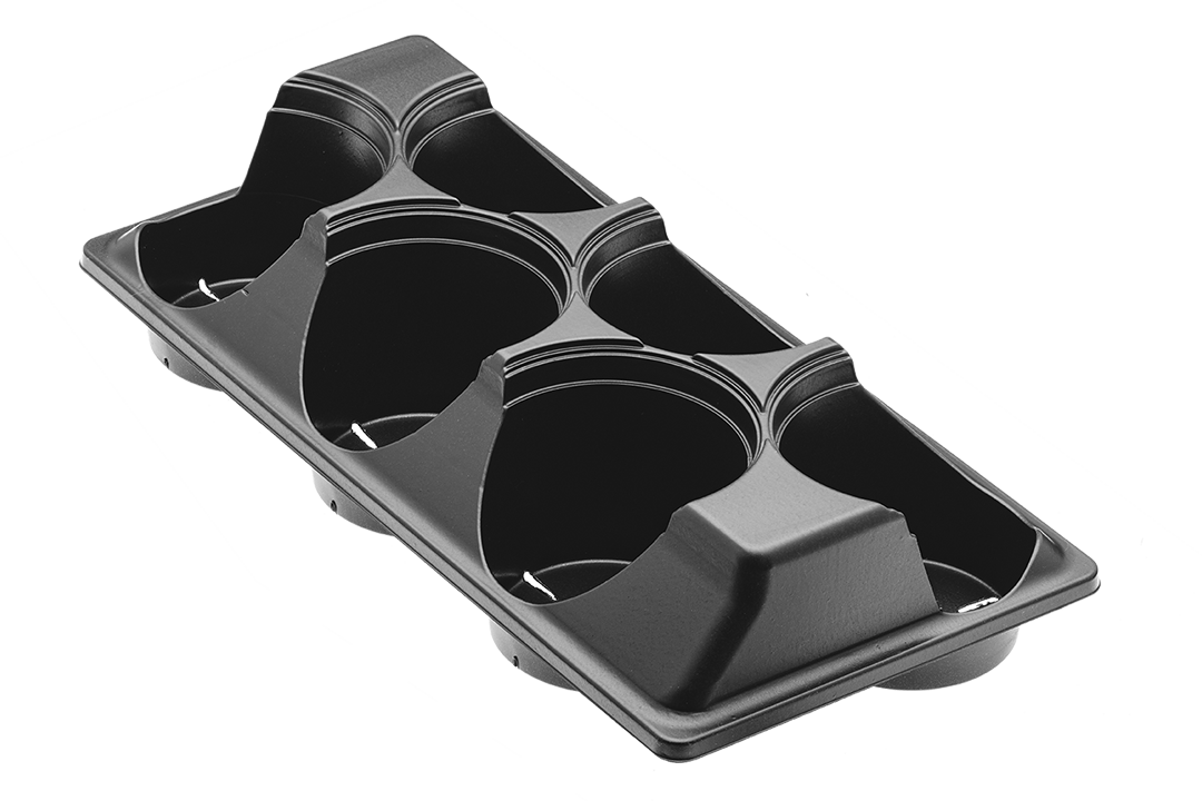 Offset shuttle tray.