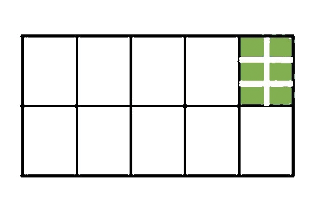 Graphic of extra tall plant insert.