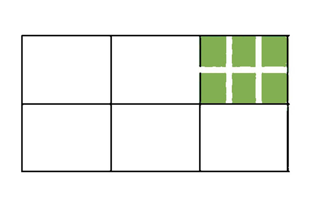 Graphic of sheet potting insert.