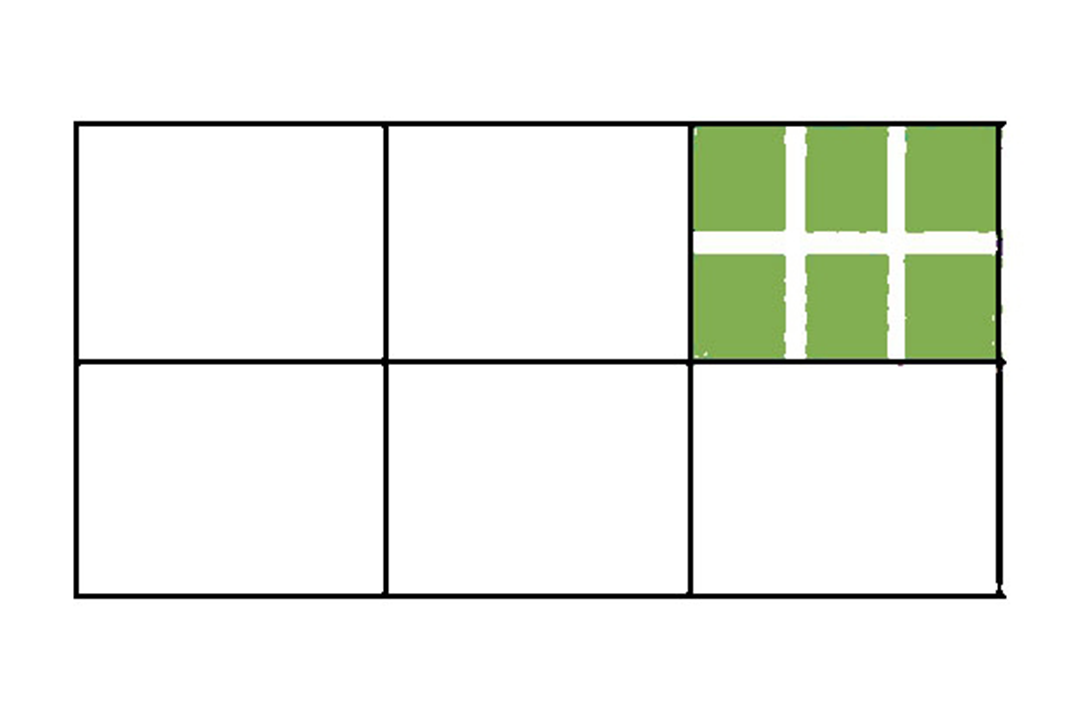 Graphic of sheet potting insert.