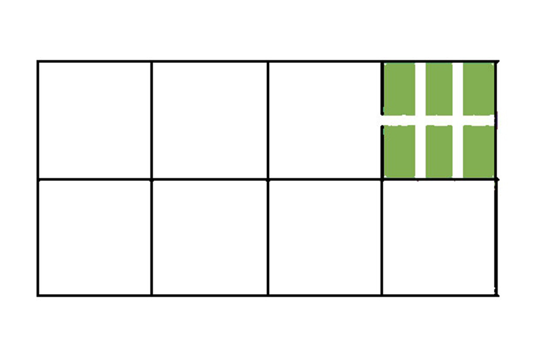 Graphic of sheet potting insert.