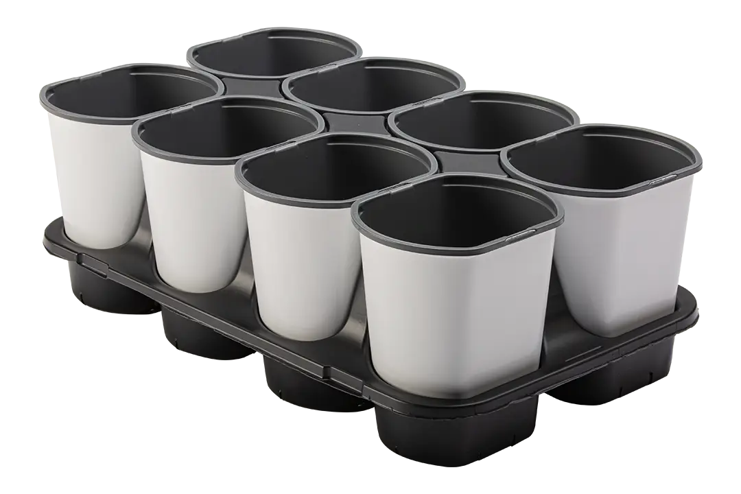 SHUTTLE TRAY 600-8 PK STADIUM DISPENSER SLOTS TAG SLOT STD BLACK